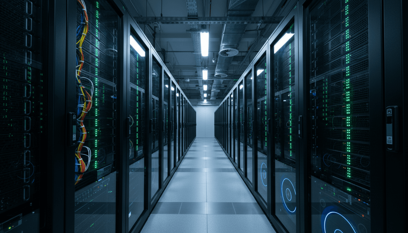 Modern server hardware in climate-controlled data center